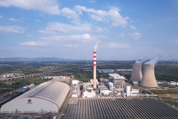 圖為穩(wěn)發(fā)穩(wěn)供中的費(fèi)縣電廠