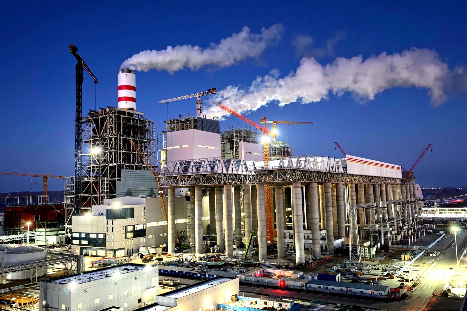 圖為中衛(wèi)公司建設現(xiàn)場